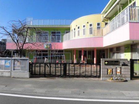 周辺環境 ふたば夢保育園 徒歩7分。 490m