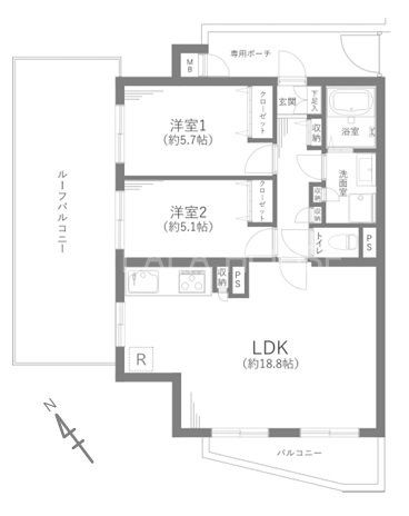  2LDKE5KE쐼pE[toRj[Ep|[`t