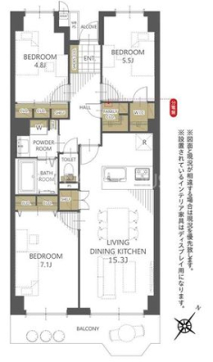  12�K�E�쓌�����E�y�b�g�����3LDK�{WIC�{FC