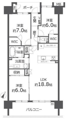  3LDK�E�쓌�����E14�K�ŏ�K�I���]�z������ǍD��83.14m2��