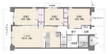  3LDK�E�k���p�����E���邢������