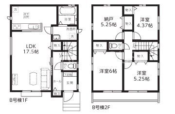  B����3SLDK�E�쓌�����E�J�[�X�y�[�X1��I