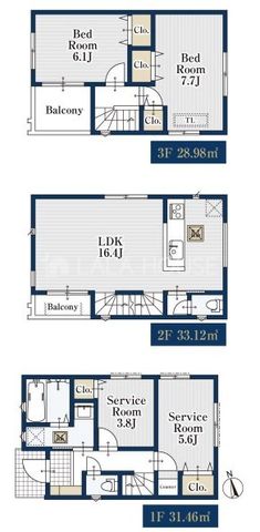  3����2SSLDK�E������E�J�[�X�y�[�X�Q��I