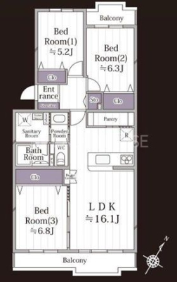  3LDK�E2�K�E������E�z������ǍD��