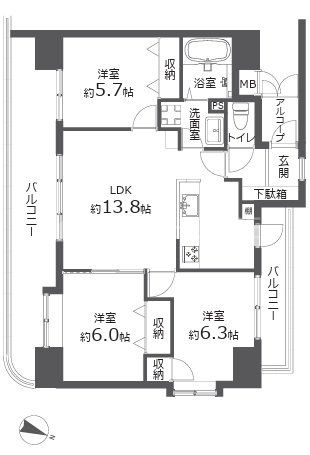  3LDK�E������E2�K�p�����E�z����ǍD��