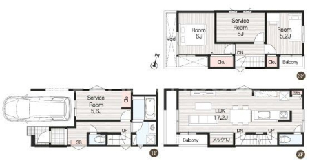  3����2LDK�{2S�E�������E3�K����