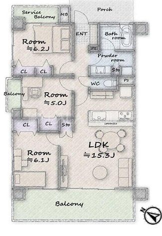  3LDK�E�k���p�����Z�ˁE�z����ǍD��